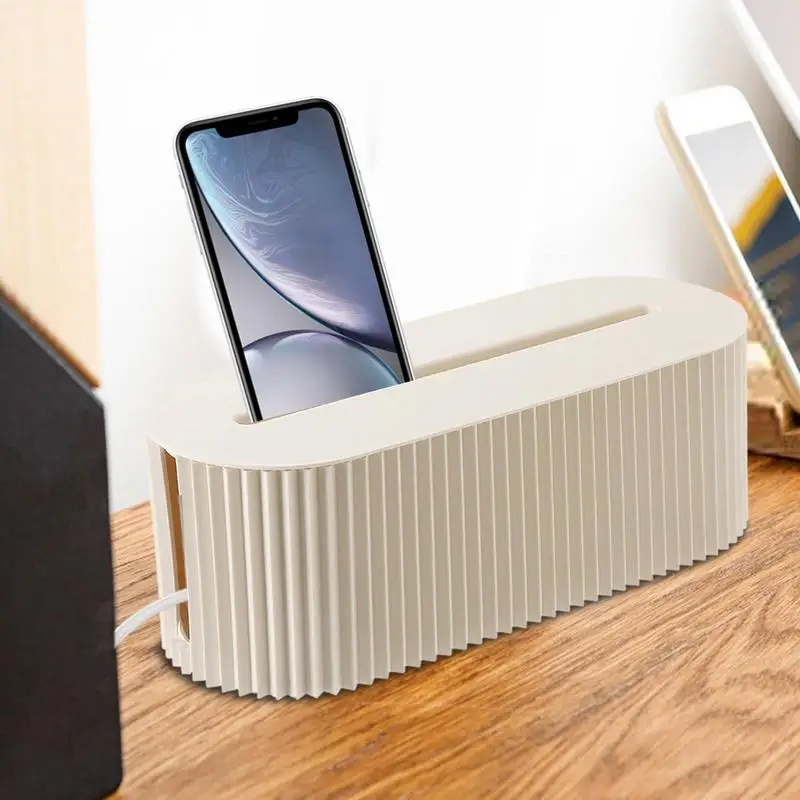 

Cord Boxes For Cables Cable Storage Box With Lid Cable Organizer Case To Hide Wires Power Strips Electrical Cords From TVs