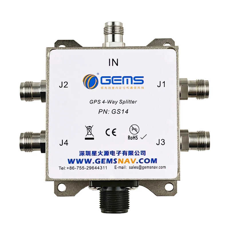 

4 Way Aviation Power Connector GPS and GNSS Splitter GS14-S/GS14-S1/GS14-S2