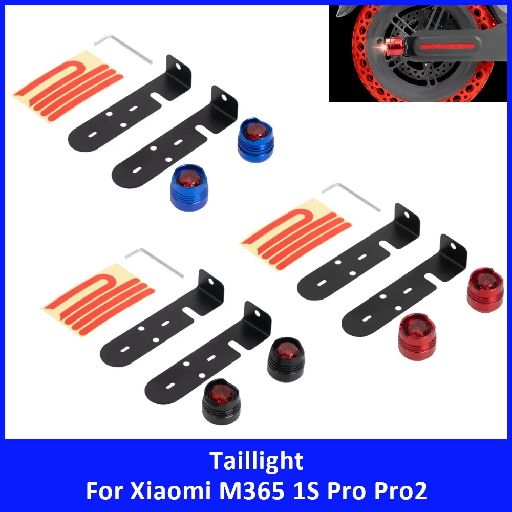 Waterproof LED Flash Rear Taillight for Xiaomi M365 1S Pro Pro2 Electric Scooter Night Safety Warning Light Warning Accessories