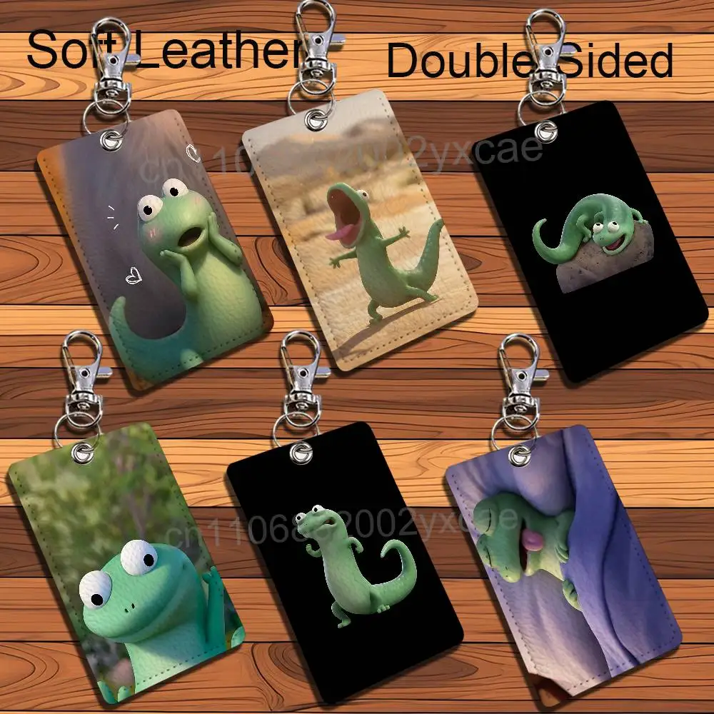 

meme Hoppers Tom Lizard Holder For Bank Business Work Card Holder Student Card Case Bus Card Keychain
