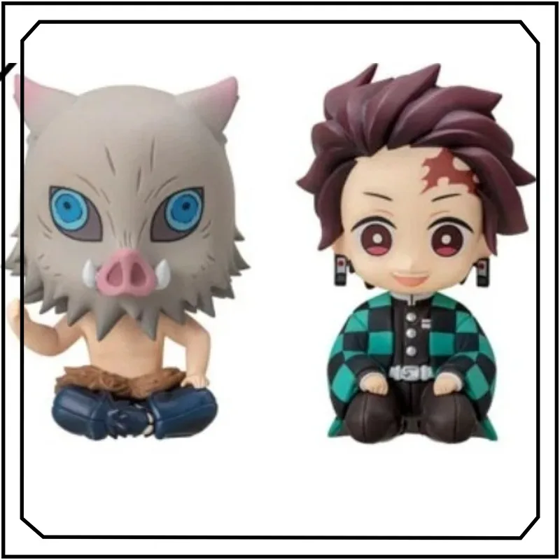 

Demon Slayer: Kimetsu No Yaiba Action Figure Kamado Tanjirou Kamado Nezuko Creativity Sitting Posture Ornament