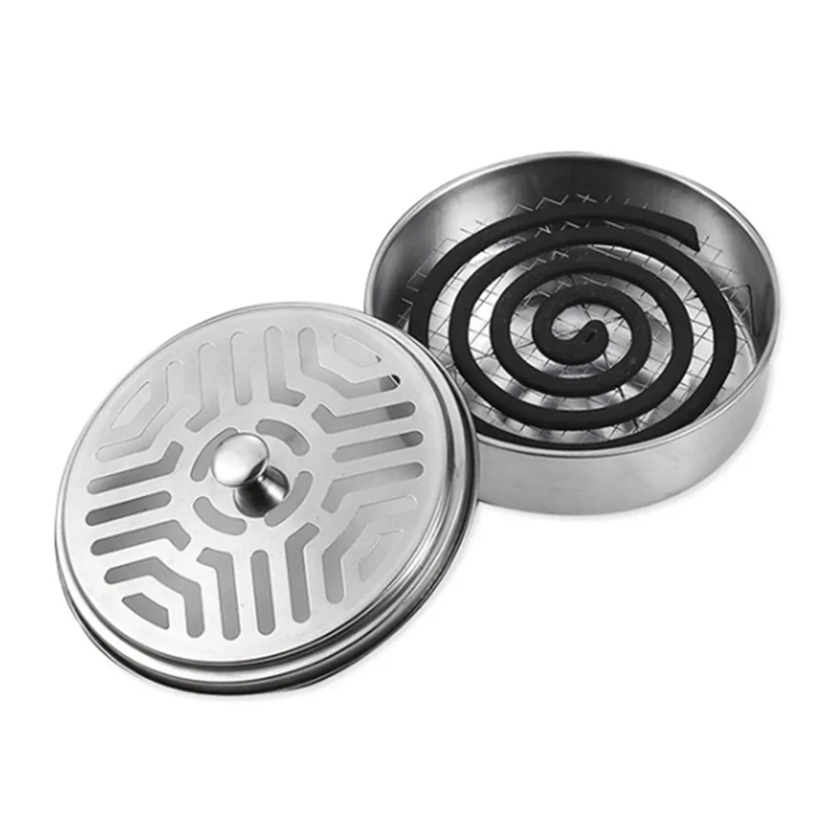 Stainless Steel Repellent Incense Plate Incense Holder Incense Plate Tray Incense Burner Box