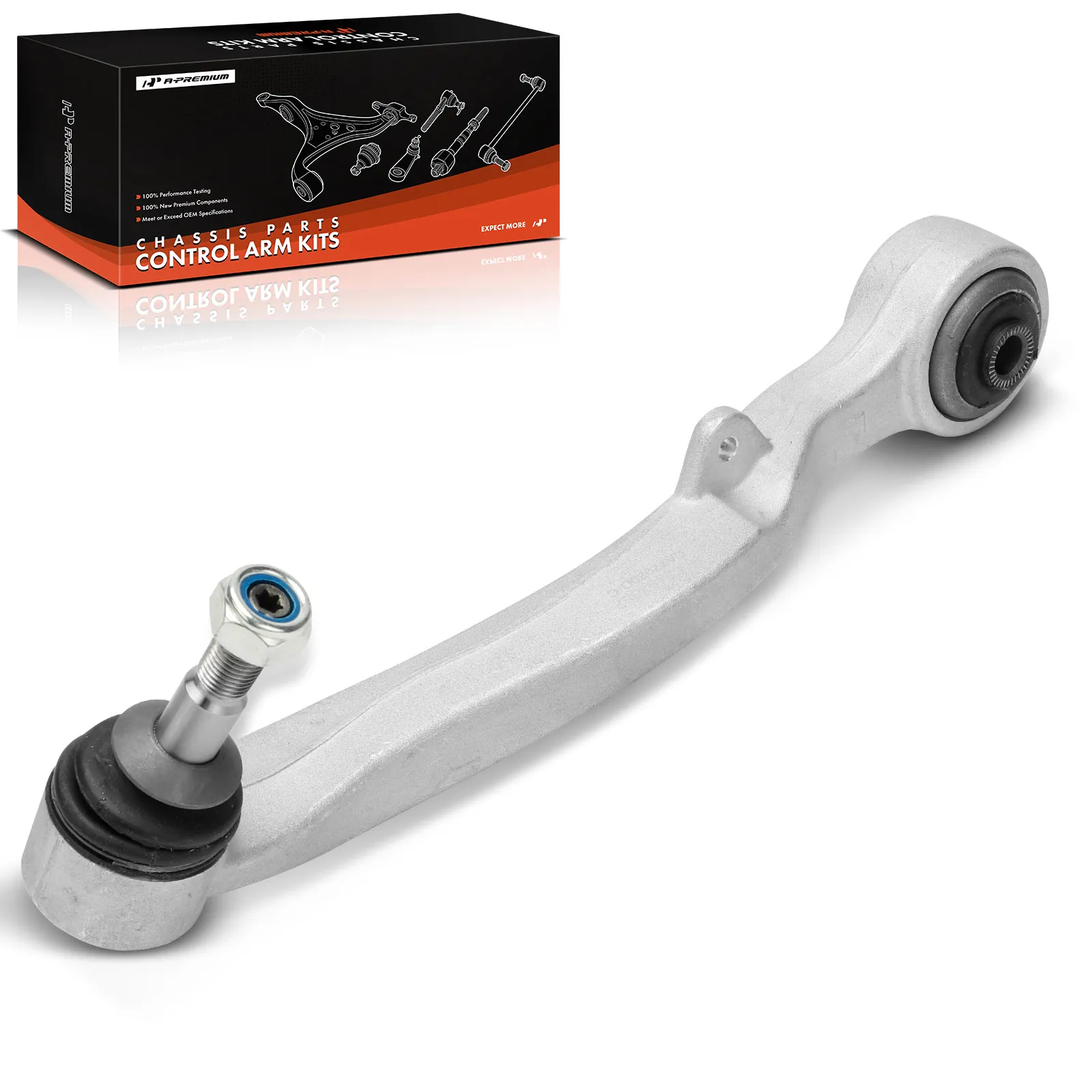 A-Premium Front Left Lower Rearward Control Arm for BMW 745i 745Li 2002-2005 750i 750Li 2006-2008 760i 2004-2006 760Li 2003-2008