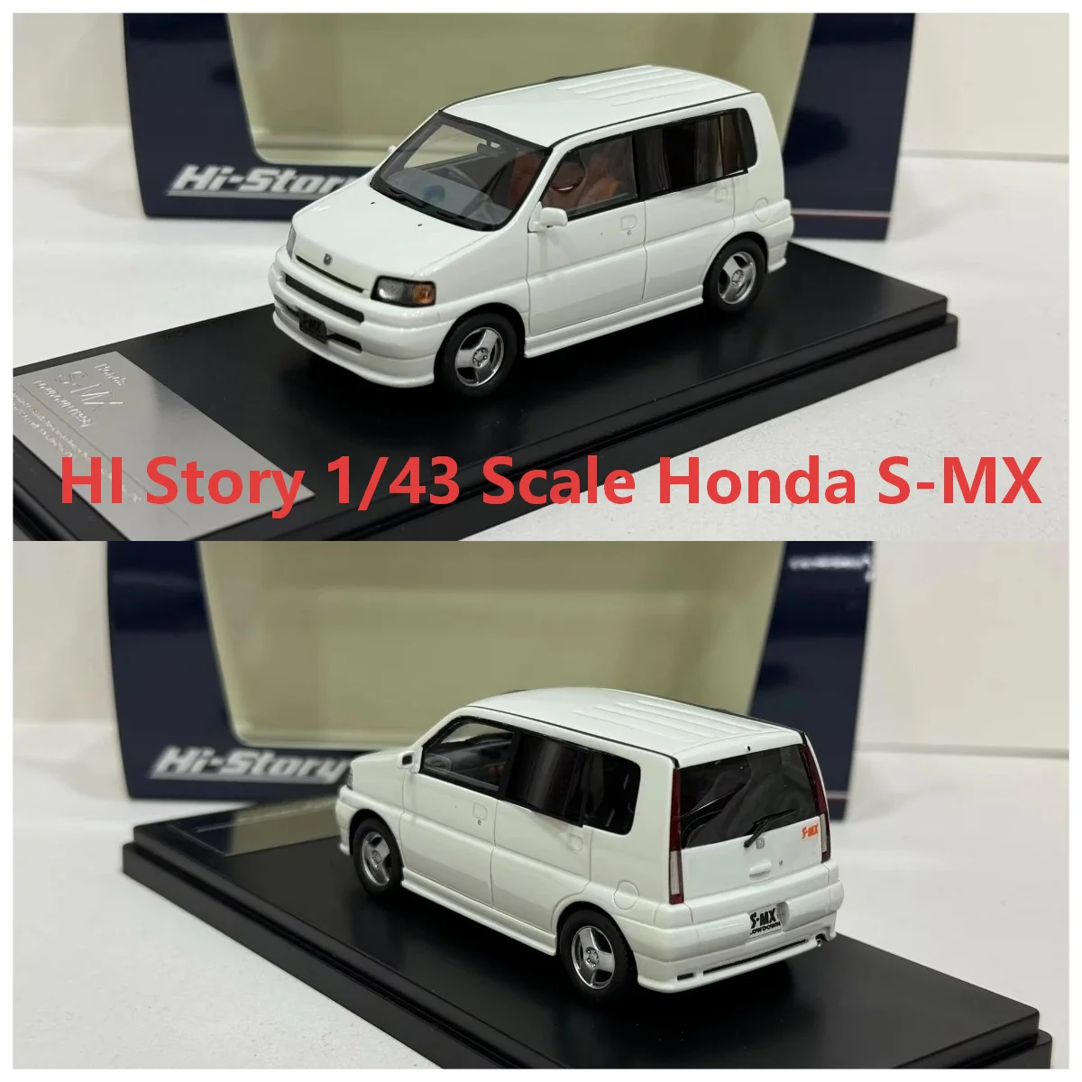 Broken Window HI Story 1/43 Scale Honda S-MX Resin Car Model Collectible Toy Gift Souvenir Display Ornament