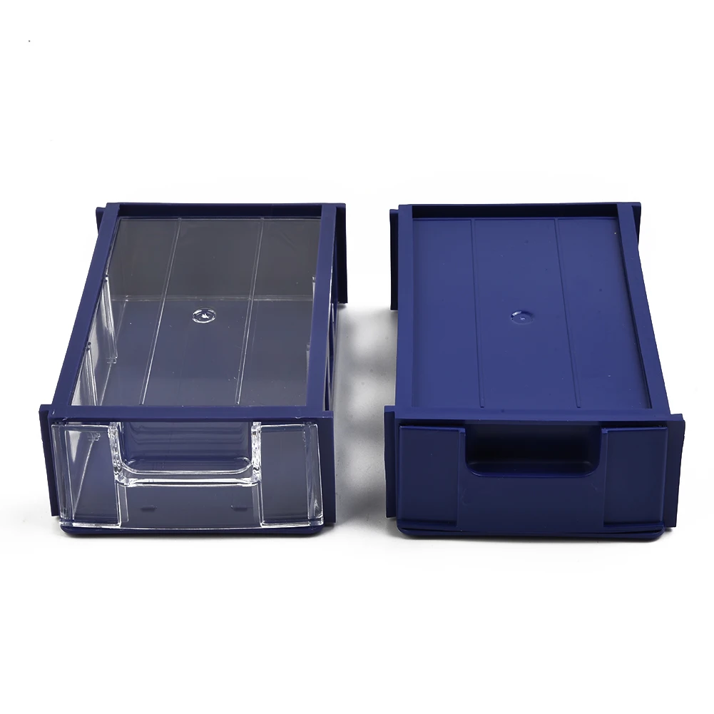 1Pc Plastic Hardware Storage Box Stackable Drawer Sewing Supplies Component Screws Organizer Case Toolbox For Home Storing