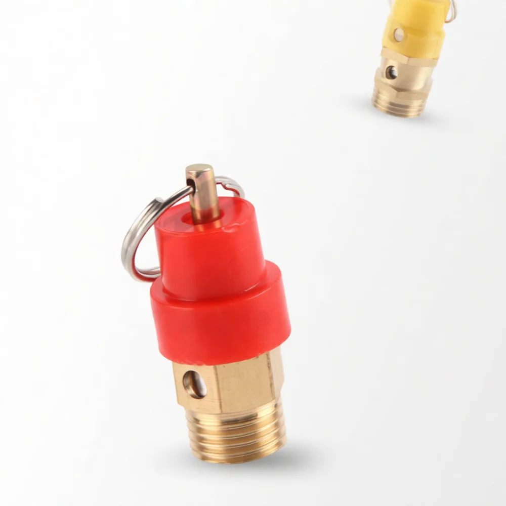 Brass Safety Relief Valve For Air Compressor System Pressure Regulator Pneumatic Component Automatic Exhaust Check Valve