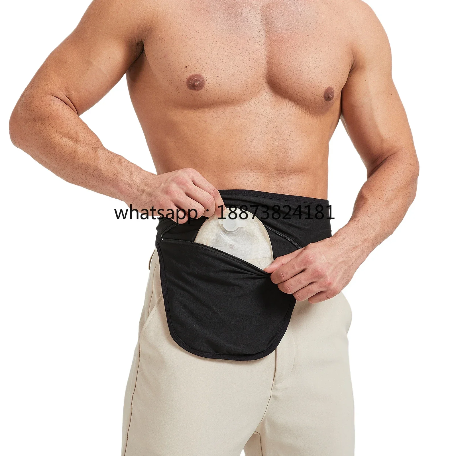 Ostomy Belt for Men Women, Stoma Cover for Keeping Ostomy Bag in Place, Stealth Colostomy Support Belt fast shipping