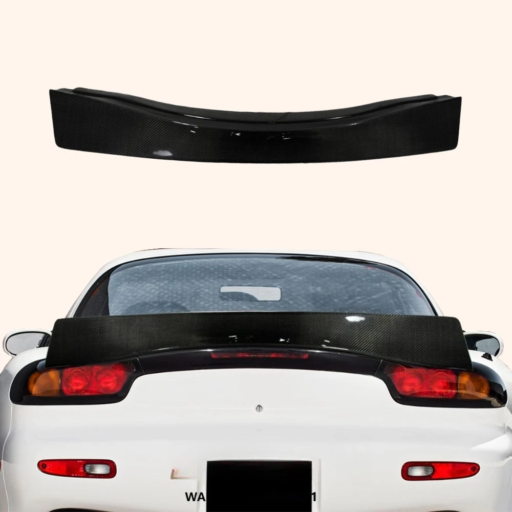

Car Body Kit Carbon Fiber Rear Spoiler for Mazda RX7 RX-7 FD3S RB Style Rear Trunk Boot Spoiler Ducktail