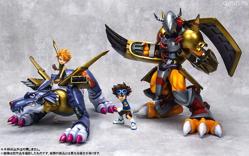 MegaHouse Original: Digimon Adventure WarGreymon & Taichi Yagami PVC Action Figure Anime Model Toys Collection Doll Gift