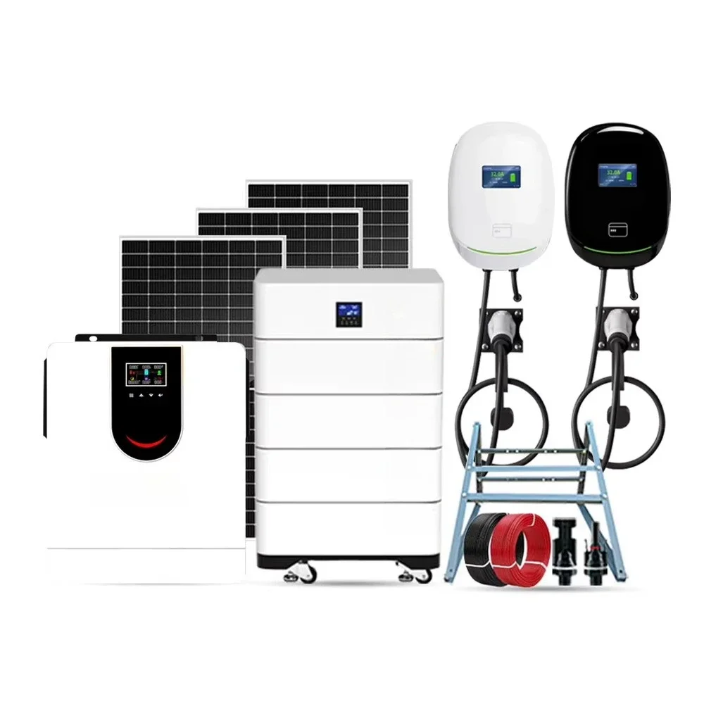 7kW 11kW 22kW Solar Energy Storage System Integrated EV Charging Station Home Solar Battery With Type 2 Charger