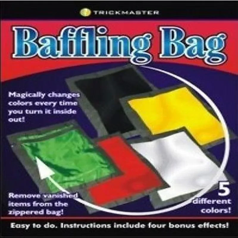 Baffling Bag Magic Tricks For Magician Color Change Bag Magie Stage Illusion Gimmick Props Comedy Mentalism Scarves Magician