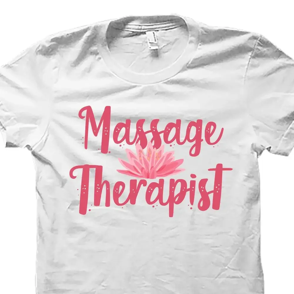 Therapist Massage T Shirt Therapy Spa S For Os4527