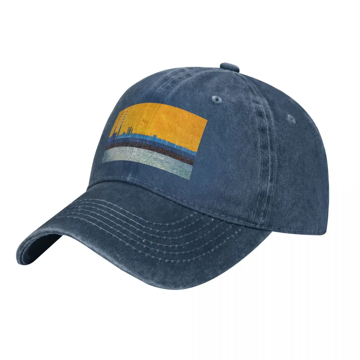 Poolbeg, Kayakers, Sunlight(Dublin, Ireland) Cap Cowboy Hat military tactical cap fashion Women hat Men's