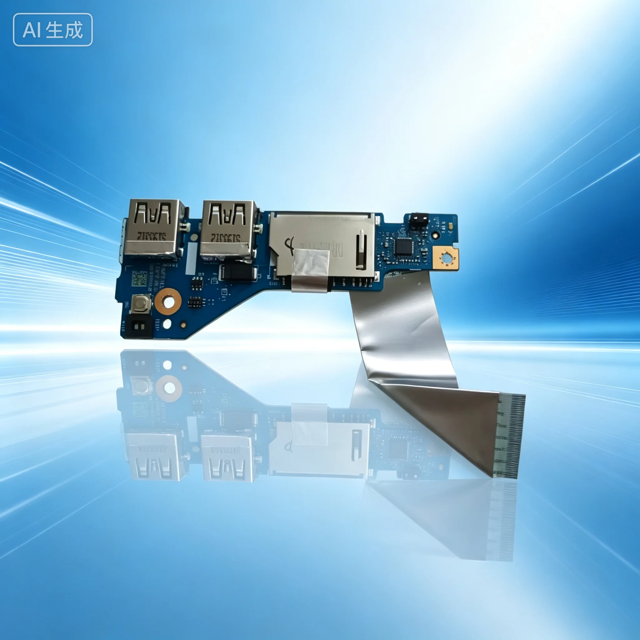 POWER BOTTON USB IO BOARD with Cable LS-H086P for IdeaPad S540-14IWL S540-14IML S540-14API Laptop, Original