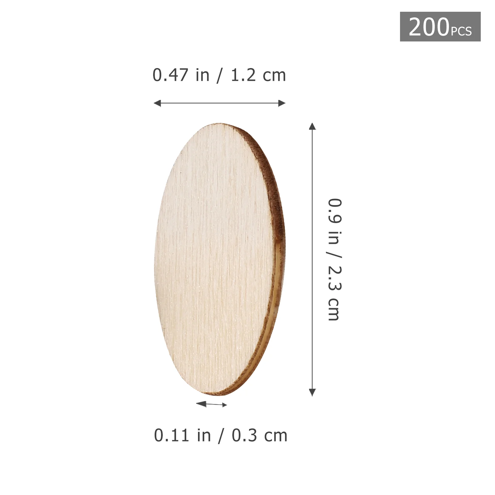 Chritmas Decor Labels Oval Cutouts Manual Decoraciones Para Salas Casa Bamboo Wood Crafts Unfinished