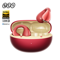 QCY Crossky C30S Clip-On Wireless Earphones Hi-Res LDAC Headphones Bluetooth 6.0 Dual-Magnet Driver Headsets 40H Sports Earbud
