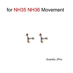 2Pcs Jewelled Pallet Fork Watch Movement Part Accessories for NH35 NH36 Movement