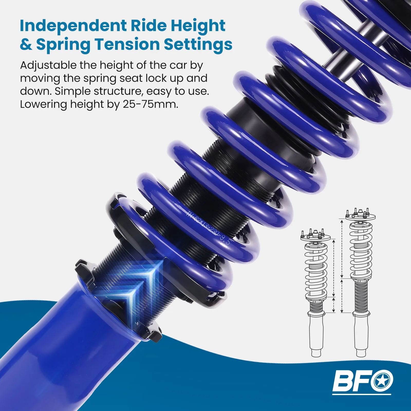 مجموعة دعامة كويلوفيرز لهوندا أكورد 2003-2007 أكورا TL/TL Type-S 2004-2008