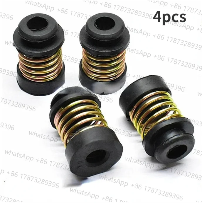 4pcs Refrigerator freezer compressor shock pad spring shock-absorbing mounting foot rubber mat fridge compressor vibration pad