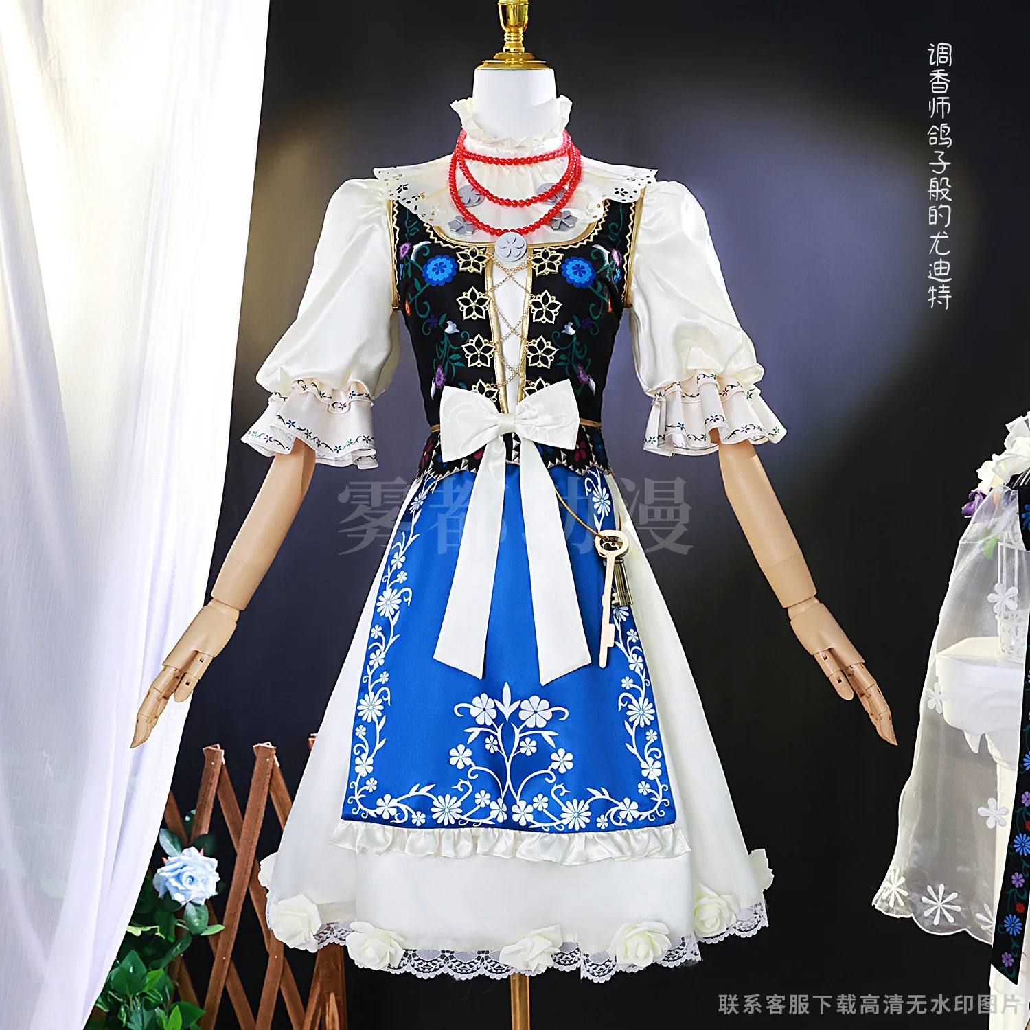 Juego Judith the Dove Perfumer disfraz de Cosplay Identity V Vera Nair vestido gótico de Lolita peluca fiesta de Halloween para Comic Con Anime