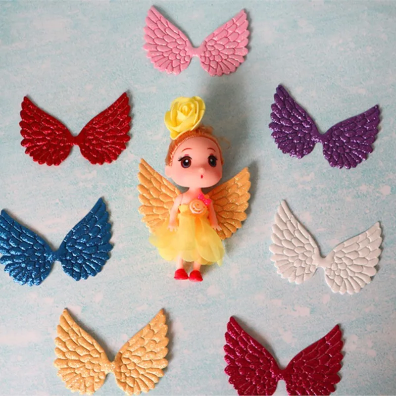 1PCS Little Angel Wings for Plush Dolls and 1/3 1/4 1/6 BJD Dolls Toy Wings Accessories Best Gift for Girls