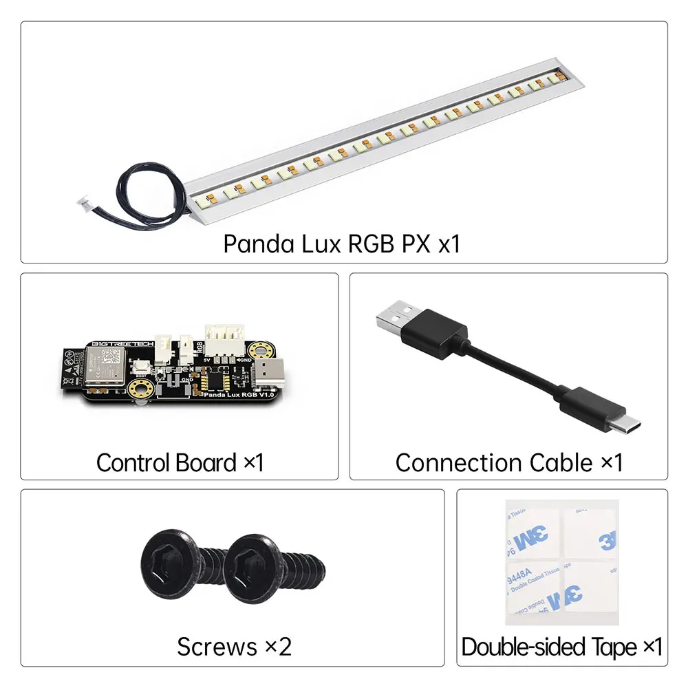 

Комплект обновления BIGTREETECH Panda RGB для Bambu Lab A1 P1 X1