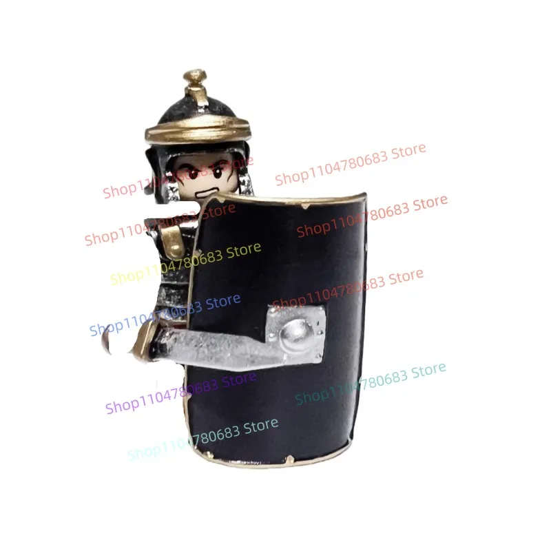 MOC ビルディングブロック ミニフィギュア 中世軍団兵士 アクセサリー ディスプレイセット ホビーヤスト コレクタブル 組み立てモデル ギフト