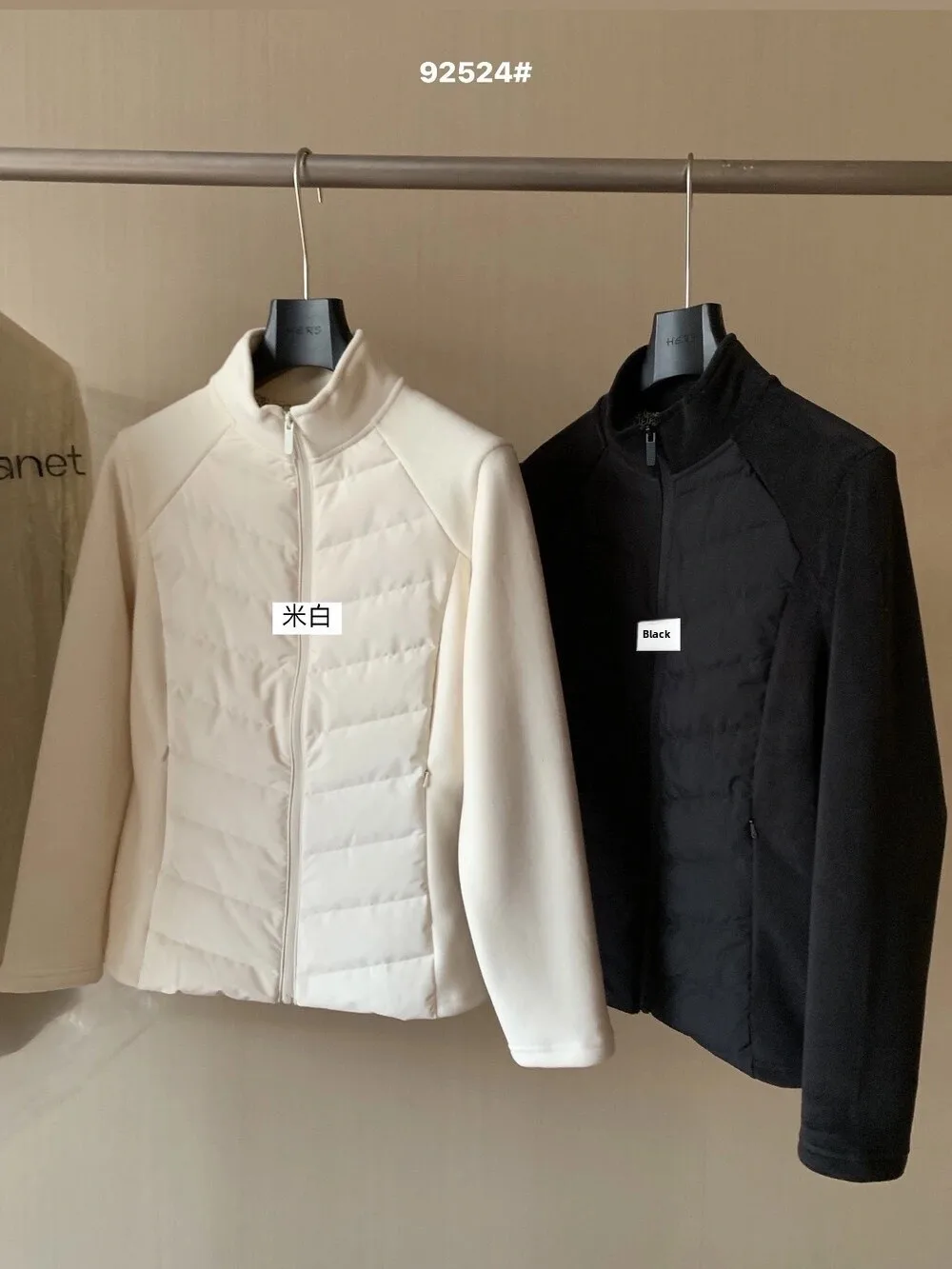 เสื้อโค้ทขนสัตว์อุ่น 92524 คอตั้ง ทรงพอดีตัว เสื้อผ้าสำหรับกิจกรรมกลางแจ้ง เสื้อโค้ทผู้หญิงสำหรับฤดูหนาว บุด้วยใยฝ้าย ทรงตรง เหมาะสำหรับใส่เดินทาง แขนยาว