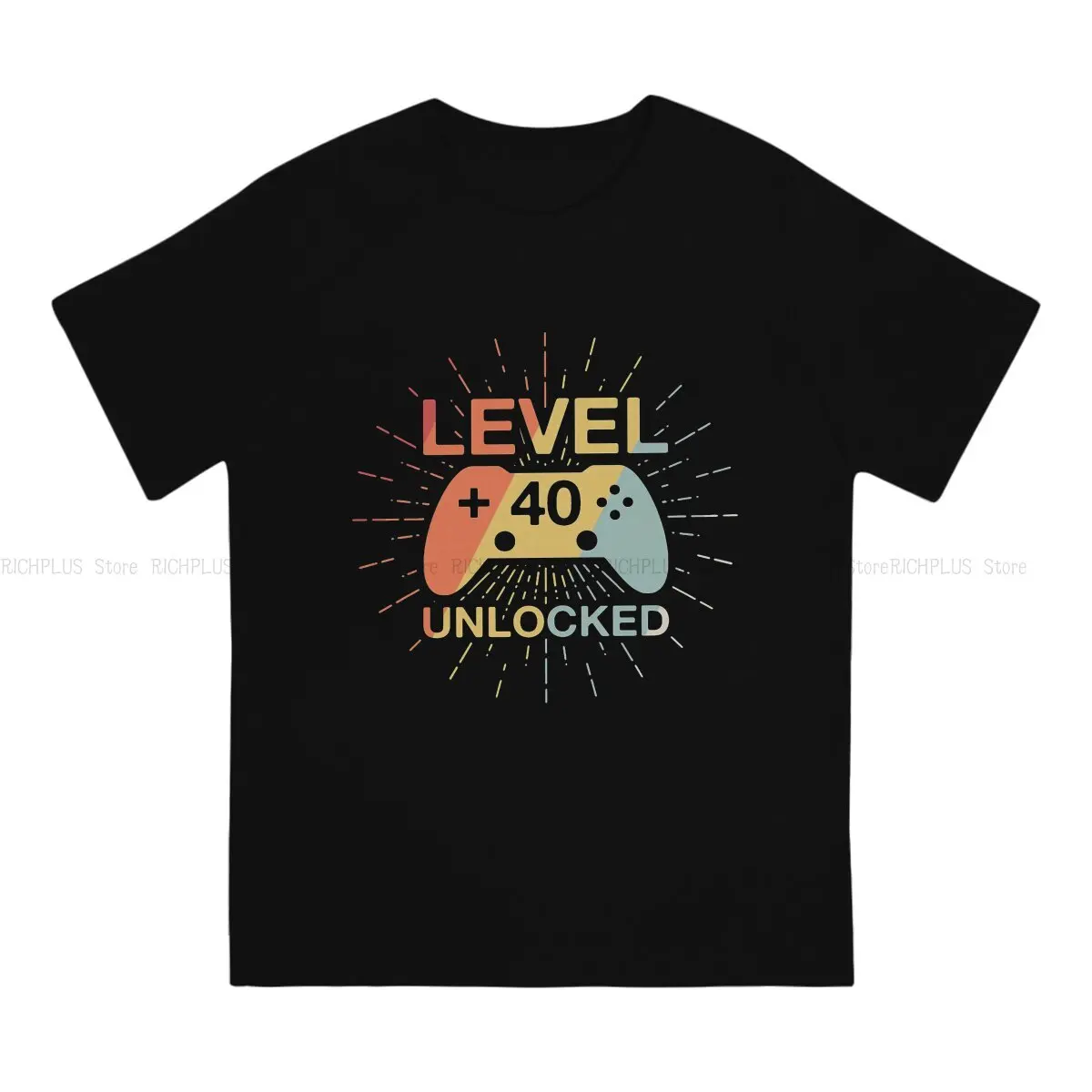 Level 40 Unlocked TShirt For Male 1981 Clothing Fashion T Shirt Homme