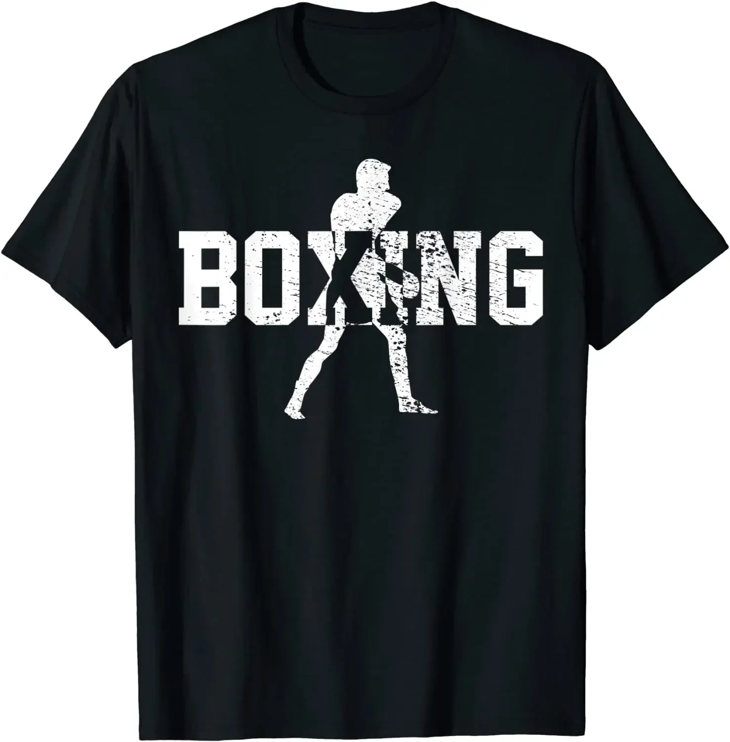 Boxing Vintage Gift T-Shirt Fashion Boxing Summer Cotton O-neck T-shirt