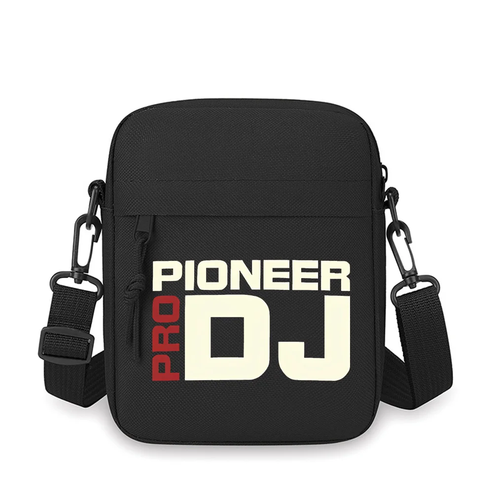Pioneer DJ toile de fond noire Pro hommes sac à bandoulière simple épaule femmes dessin animé Film impression conception unisexe