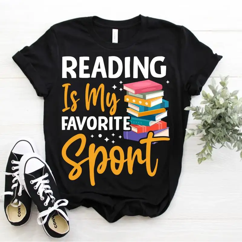 Librarian Bookworm Reader Book Reading Is My Favorite Sport T Shirt