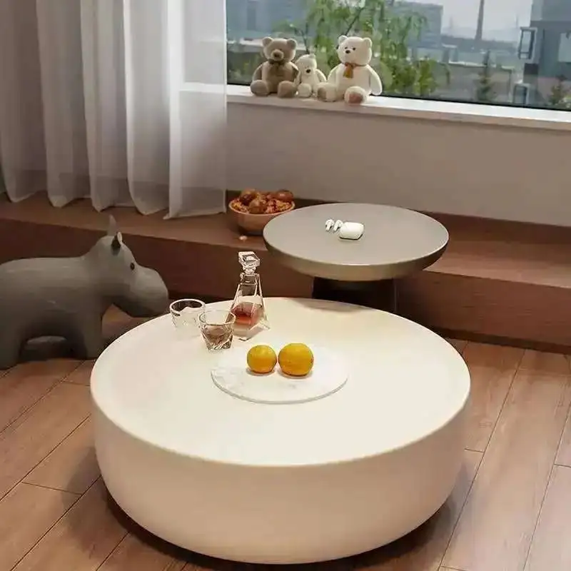 

Круглые прозрачные кофейные столики для гостиной, простые минималистичные столы, напольный дизайн чая, кофе, столики Tavolino Da, мебель Salotto, верхняя часть дома