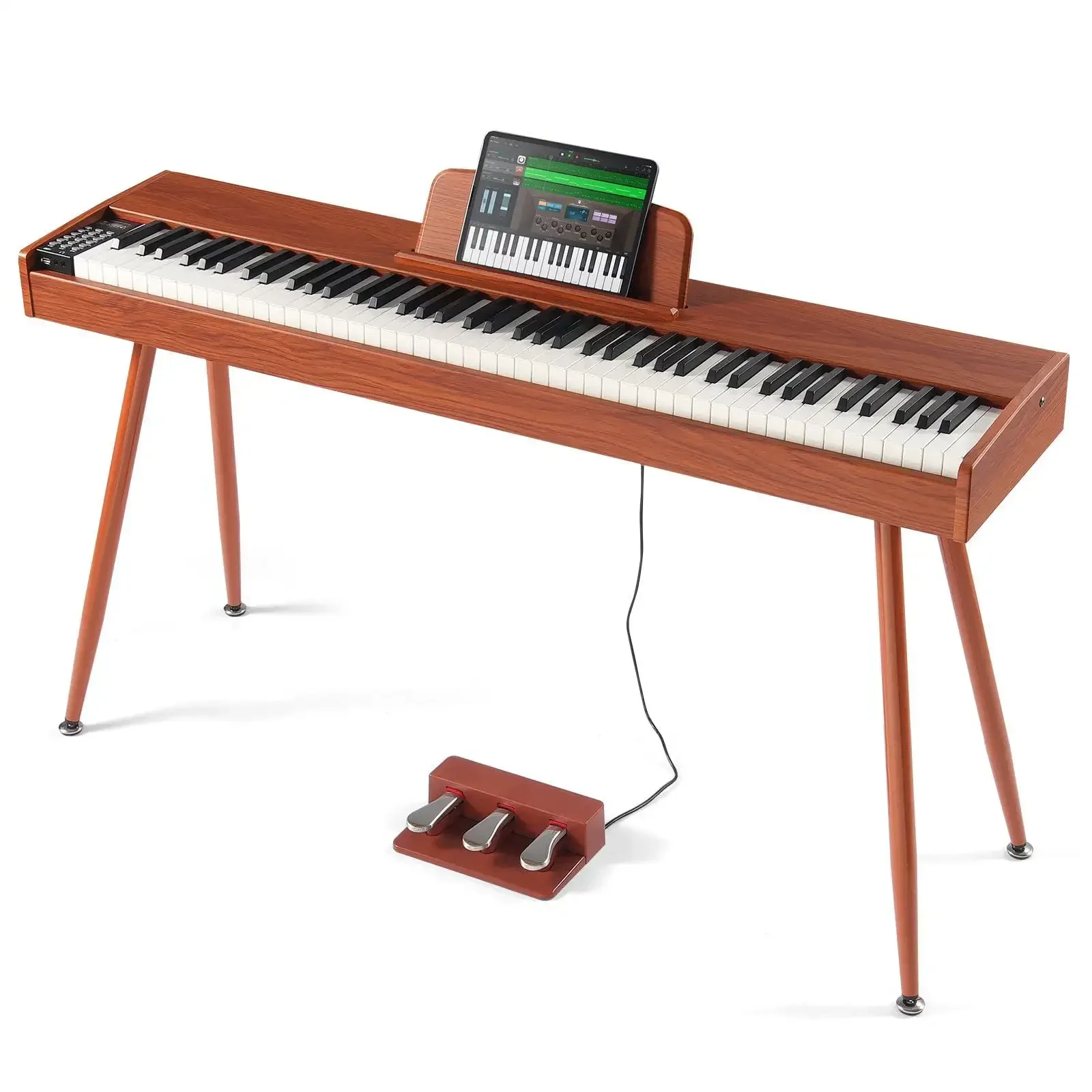 

88 Key Fully Weighted Digital Piano Dual Keyboard Four Legged Stand