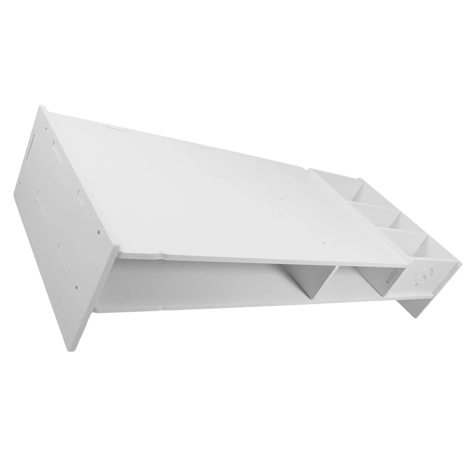 Multifunctional Desktop Monitor Riser with Drawer Space-Saving Ergonomic Laptop Stand for Home Office Desk Organization Sturdy