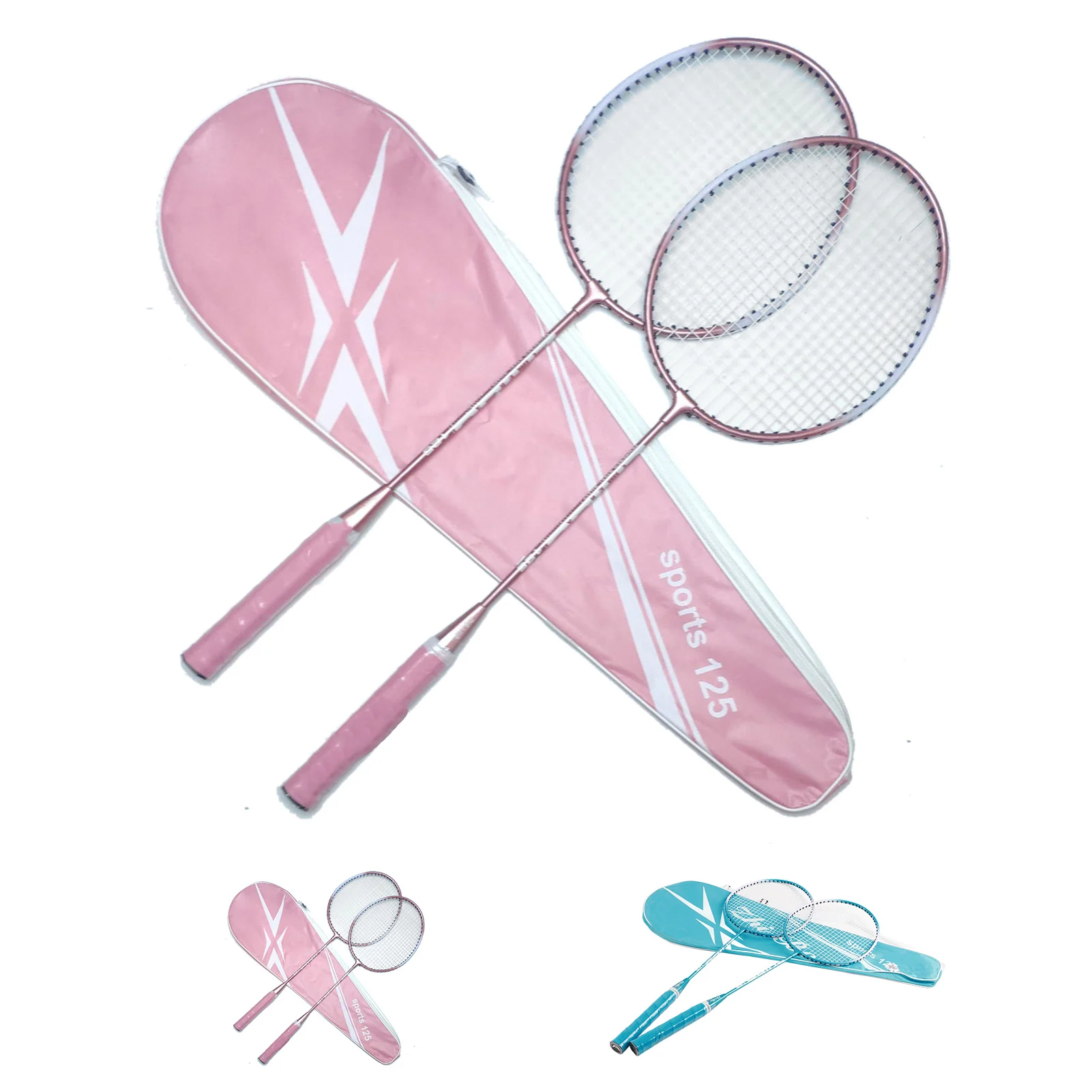 Adults Badminton Racquet Badminton Racket Professional Lightweight Metal Badminton Racquet for Student Beginner Fitness Training