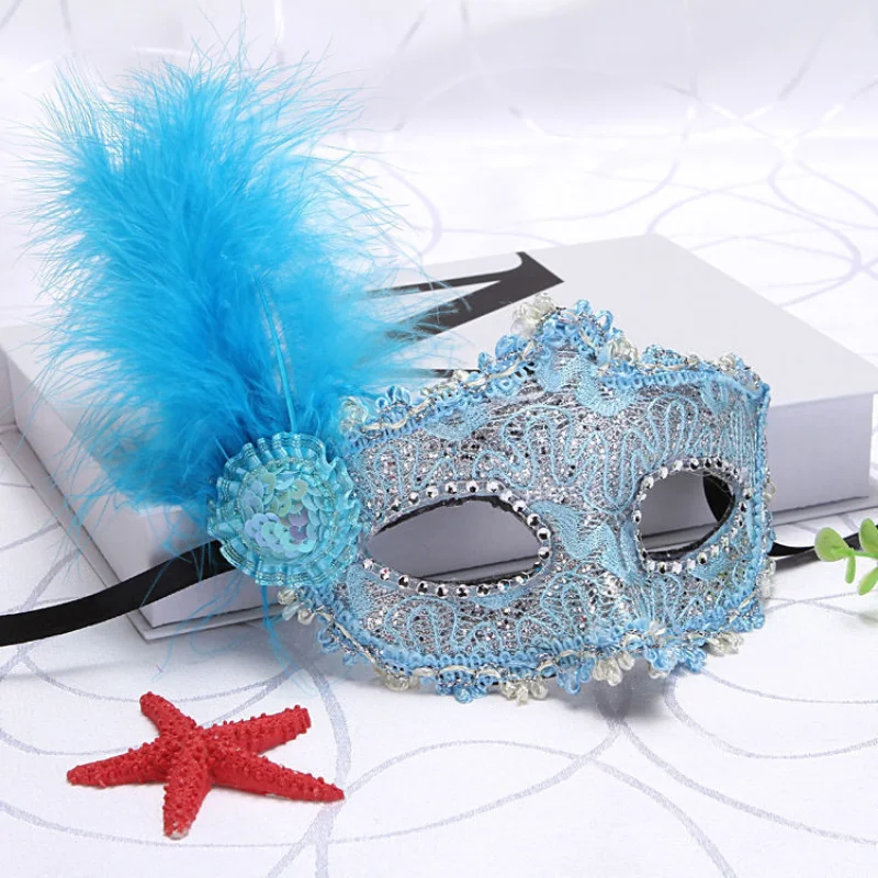 

Women Lace Masquerade Face Mask Cosplay Party Props Costume Halloween Masquerade Mask Nightclub Queen Sexy Eye Mask