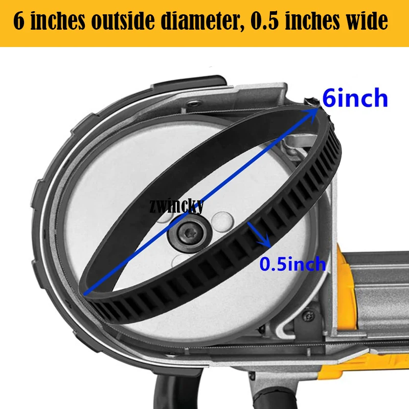 For Dewalt 650721-00 BandSaw Rubber Tires Belt Tires Power Tool Accessories Replacement Bandsaw Tires Belt DWM120 A02807 DCS374