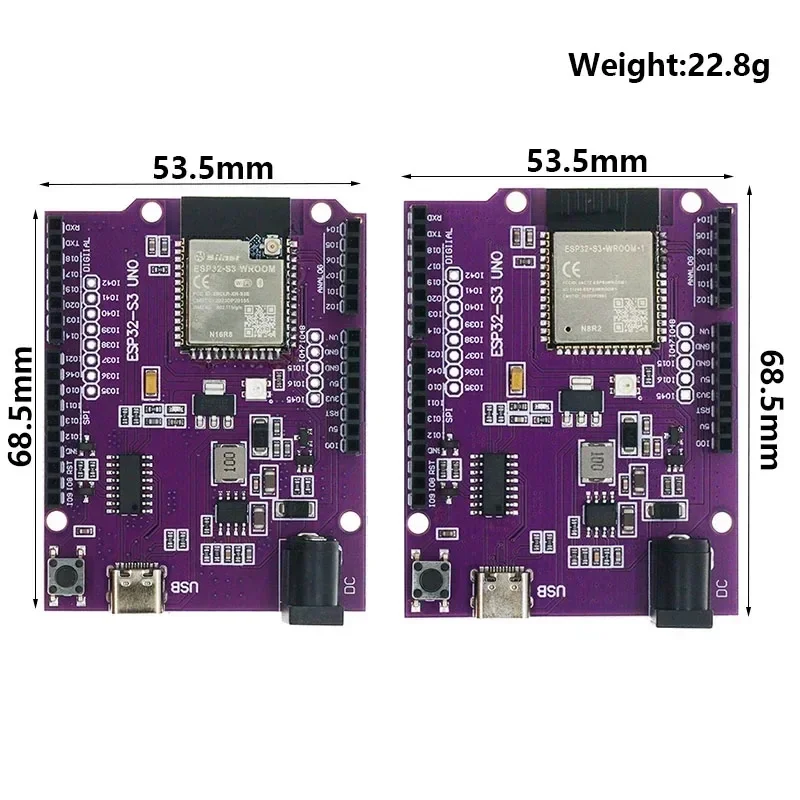ESP32-S3 UNO Development Board WROOM-1-N8R2/N16R8 Module Compatible with DevKitC-1