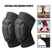 1 Pair Sports Thickening Knee Pads Volleyball Extreme Sports Kneepad Brace Support Dancing Anti collision Elastic Knee Protector