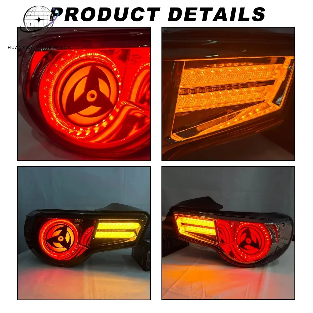 Auto Custom LED Taillights for Toyota GT86 86 Zn6 and for Subaru BRZ Zc6 and Scion FR-S 12-21 2012-2021 LED Tail Light