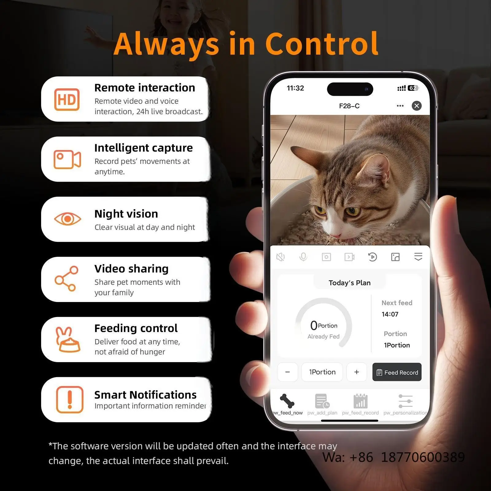 Elecpet 3 in 1 Smart Pet Feeder With Laser Tracking App Control AI Powered 4L Automatic Cat Food Dispenser 1080P 2 Camera