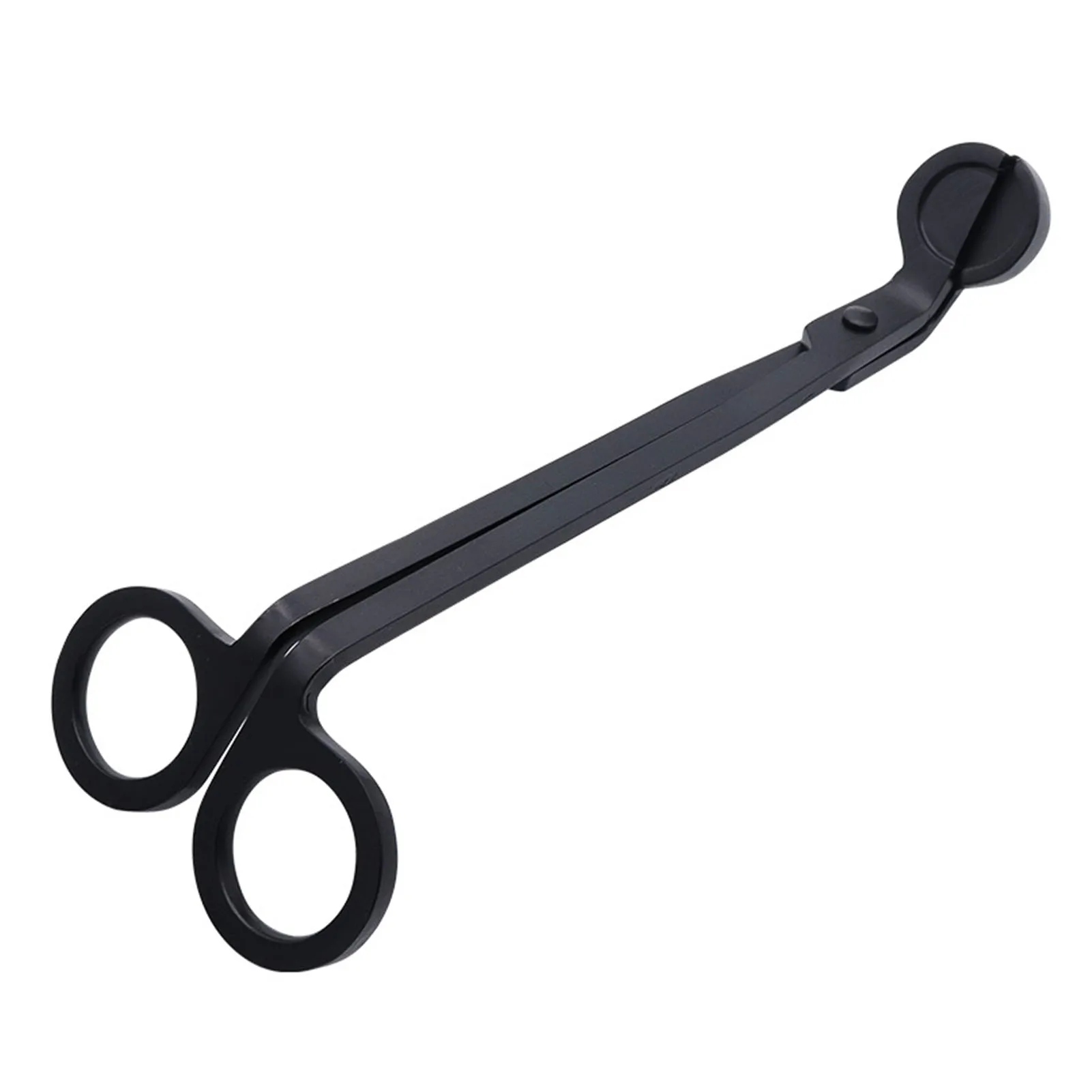 Stainless Steel Candle Extinguishing Tool Candle Trimmer Candle Scissors Candle Killing Hook Clipper Cutter Tool Black