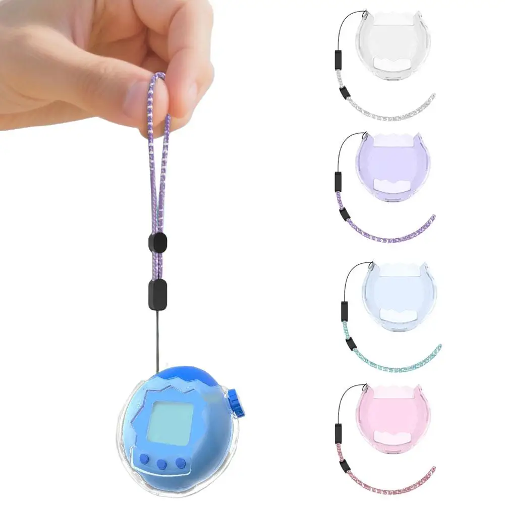 Transparent Protective Case Dustproof Crystal PC Hard Shell Anti-Scratch Full Coverage Clear Cover for Tamagotchi Paradise