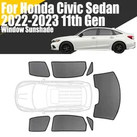 Parasol magnético personalizado para ventana de coche, cortina de malla para parabrisas delantero, para Honda Civic Sedan 11. ª generación, 2022 - 2023