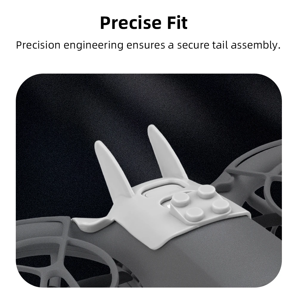 Wtohoby Flight Tail Wing for DJI NEO Drone Light Weight 4.1g and Improving Flight Stability Decorative Camera Drone Accessories