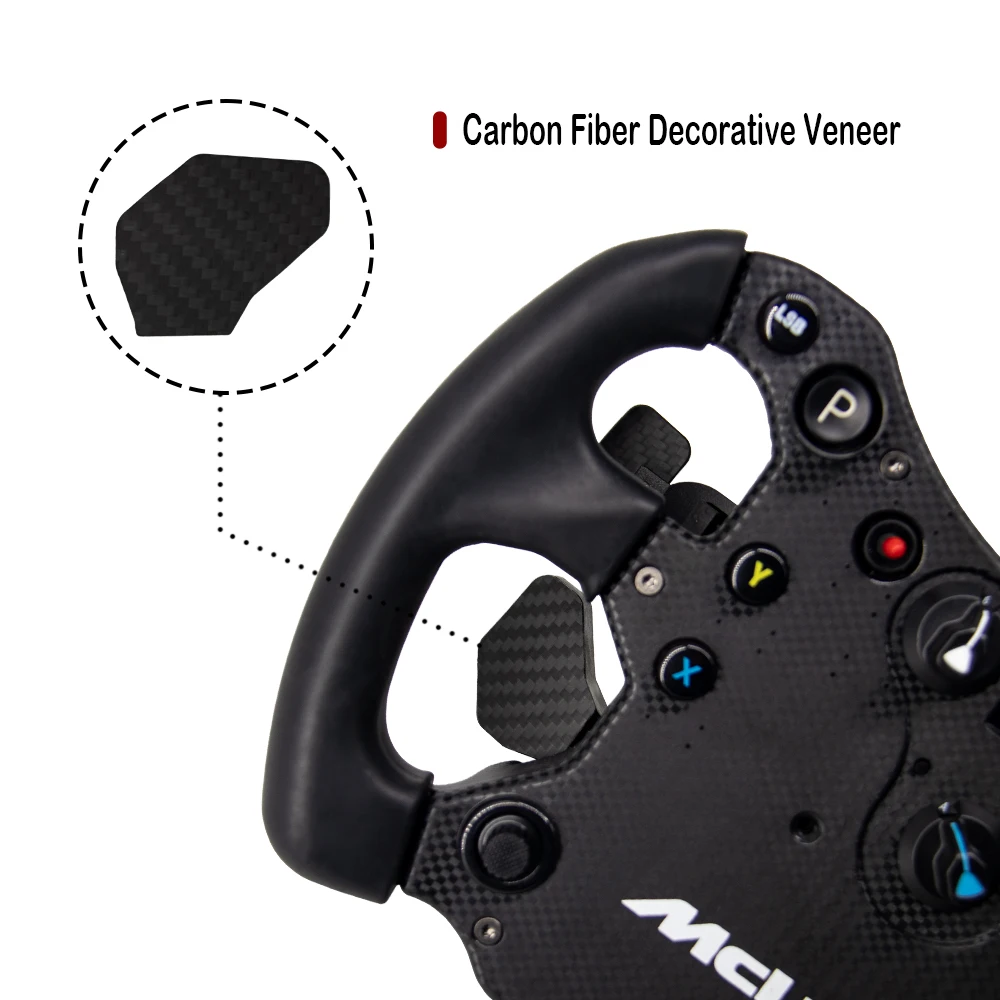 Simube Magnetic Paddle Module for Fanatec McLaren GT3 V2 Carbon Fiber & Aluminum Alloy
