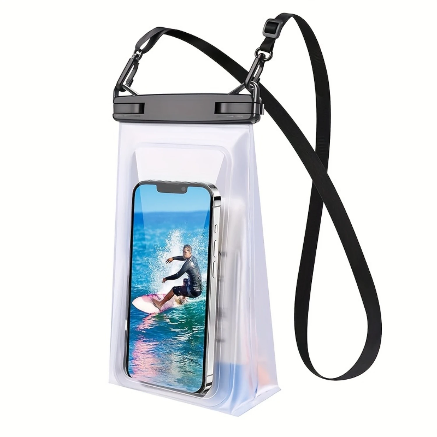 

Waterproof Phone Bag, 6.8 Inch Universal Seal Screen Dry Bag For Outdoor Swimming Surfing, Crossbody Water Proof Pouch