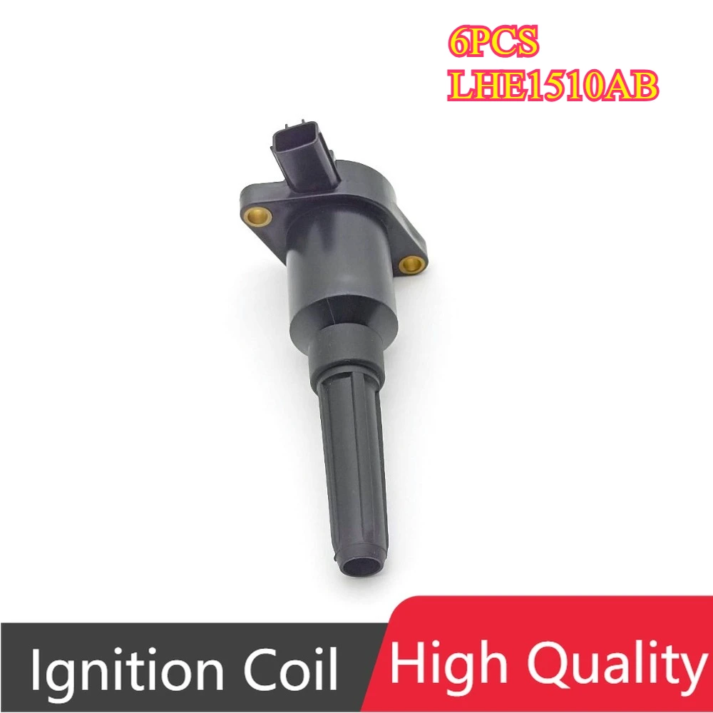 

6Pcs LHE1510AB 6033236 44430036 UF384 42533D 90002444 Ignition Coils For Jaguar Vanden Plas XJR XJ6 XJR XJS 4.0L 1995-1997