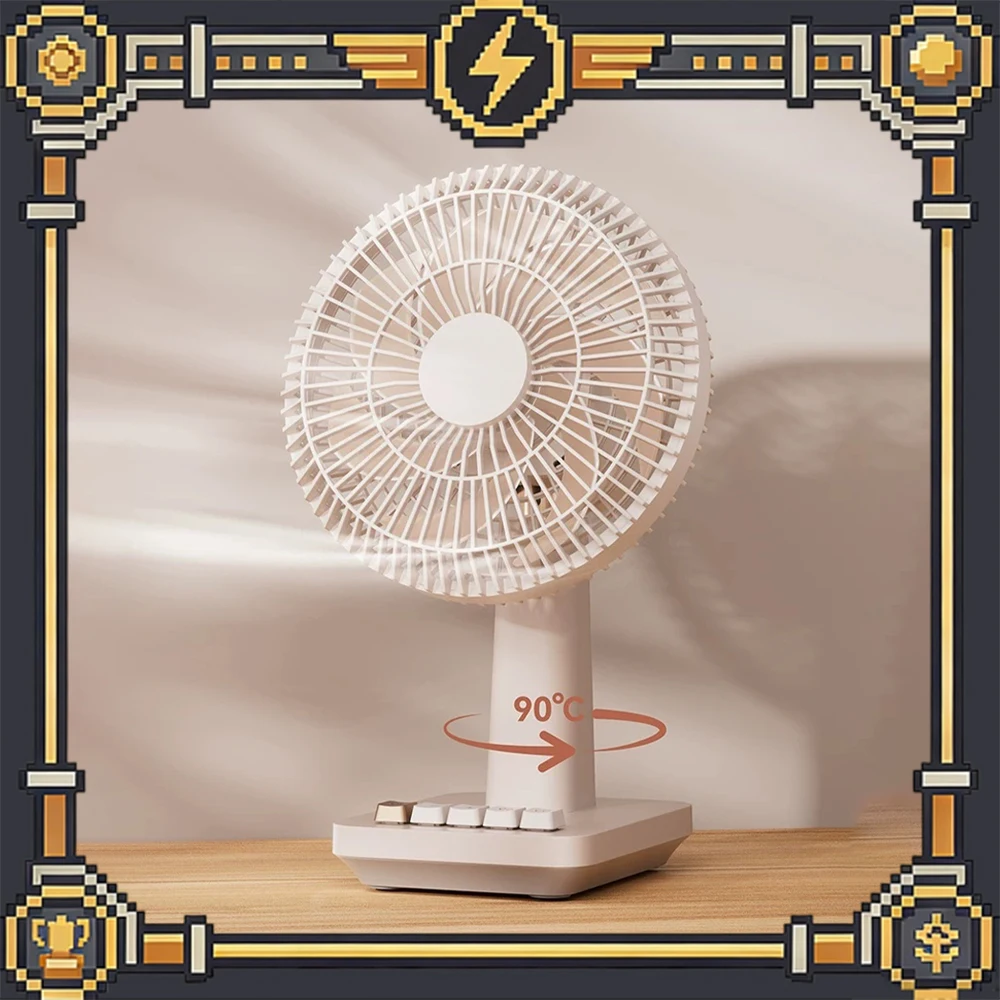 Momax IF20 Desktop Small Fan Top Equipped With High Speed Brushless Motor Desktop Fan Long Battery Life Of 12 Hours For Gifts